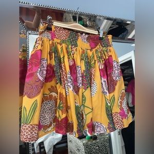 Anthropologie botanical skirt size Small